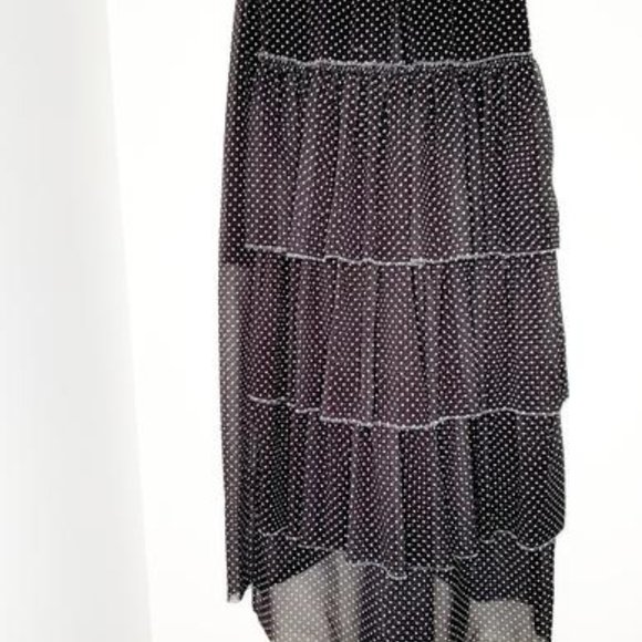 LOEWE POLKA DOT MIDI PLEATED SKIRT SZ 38 - Picture 3 of 6
